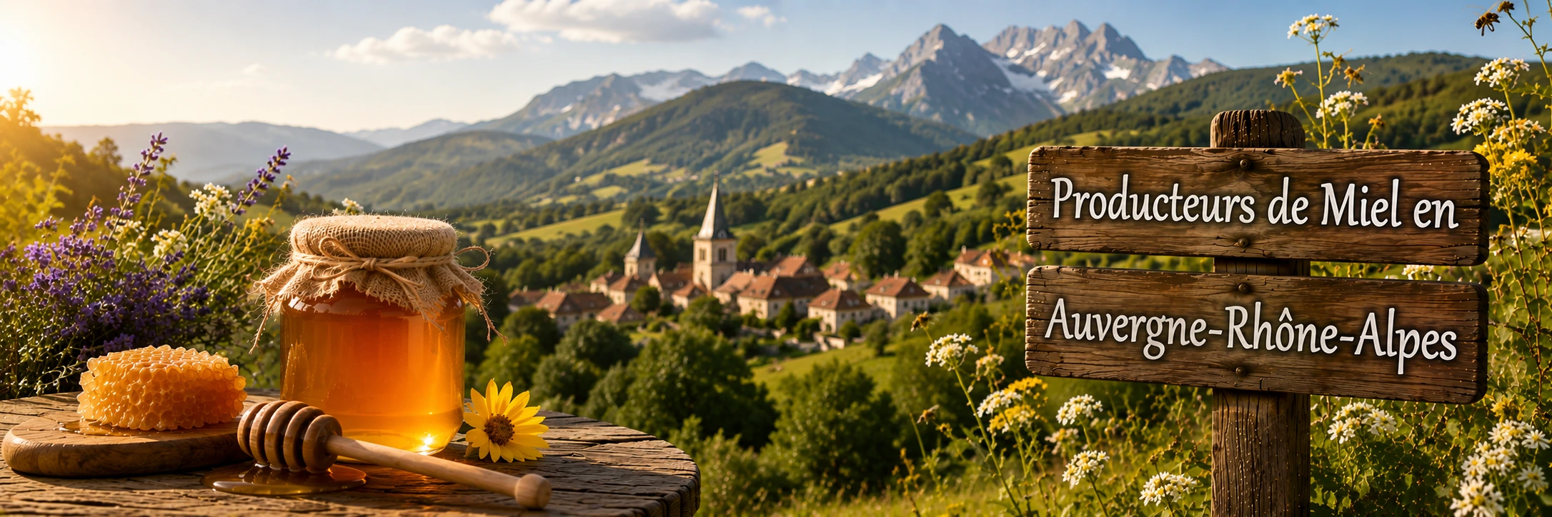 Producteurs de Miel en Auvergne-Rhône-Alpes
