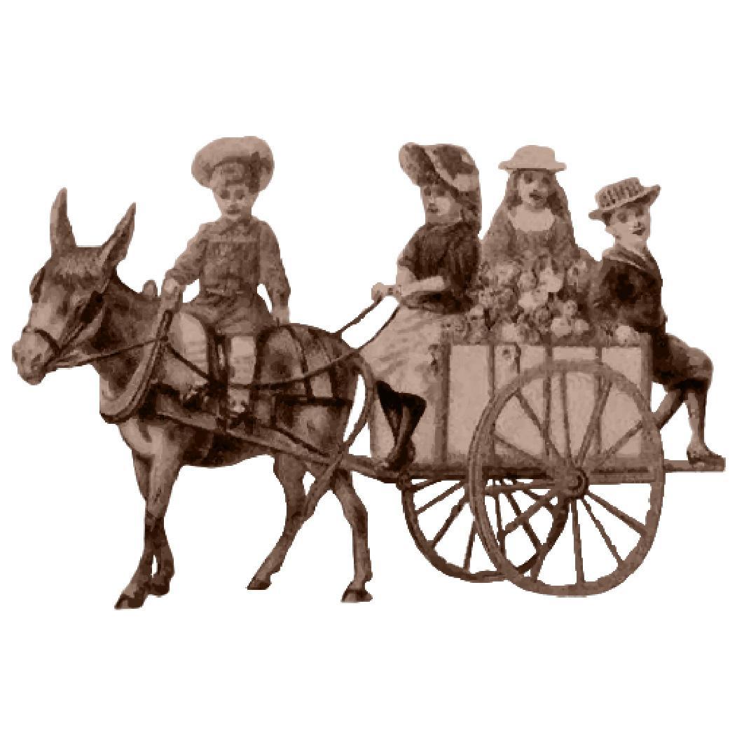 Logo de Les Ânesses de La Charrette Bleue