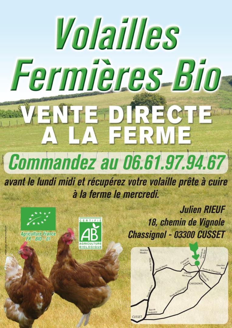 Logo de Volailles Fermières Bio